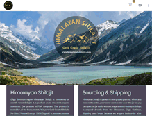 Tablet Screenshot of himalayanshilajit.com